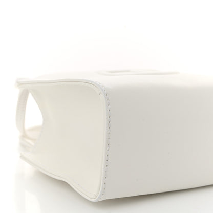 Telfar Vegan Leather Small Shopping Bag White White 9 of 10