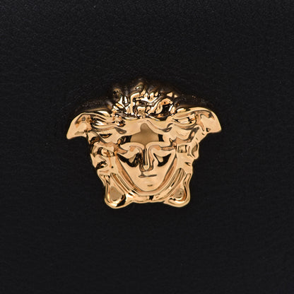 Versace Calfskin Medusa Compact Zip Around Wallet Black 7 of 8