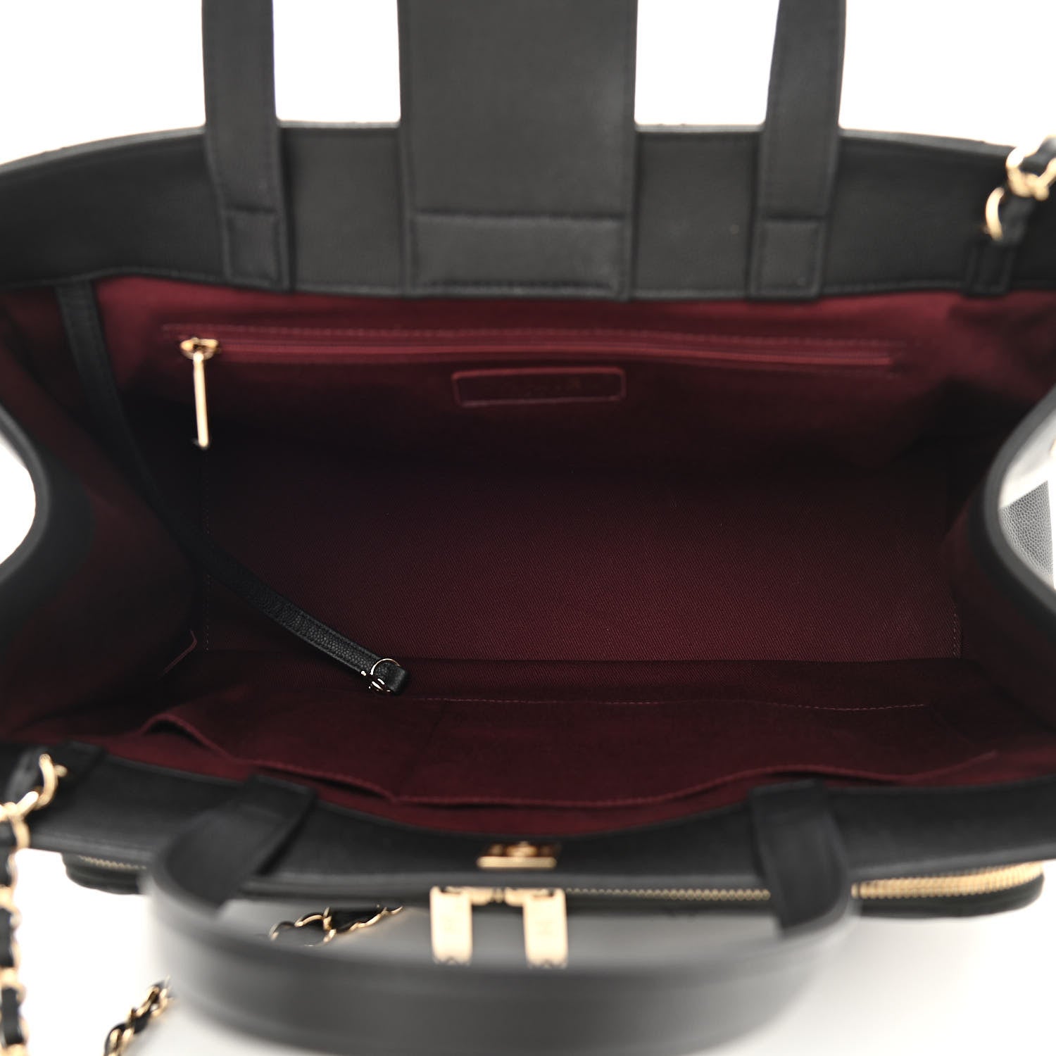 Chanel Caviar Quilted Large Business Affinity Shopping Bag Black 5 of 10