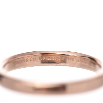 Tiffany 18K Rose Gold Elsa Peretti Stacking Band Ring 52 6 4 of 5