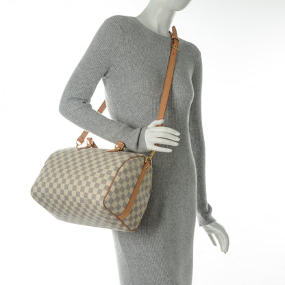 Louis Vuitton Damier Azur Speedy Bandouliere 30 2 of 8