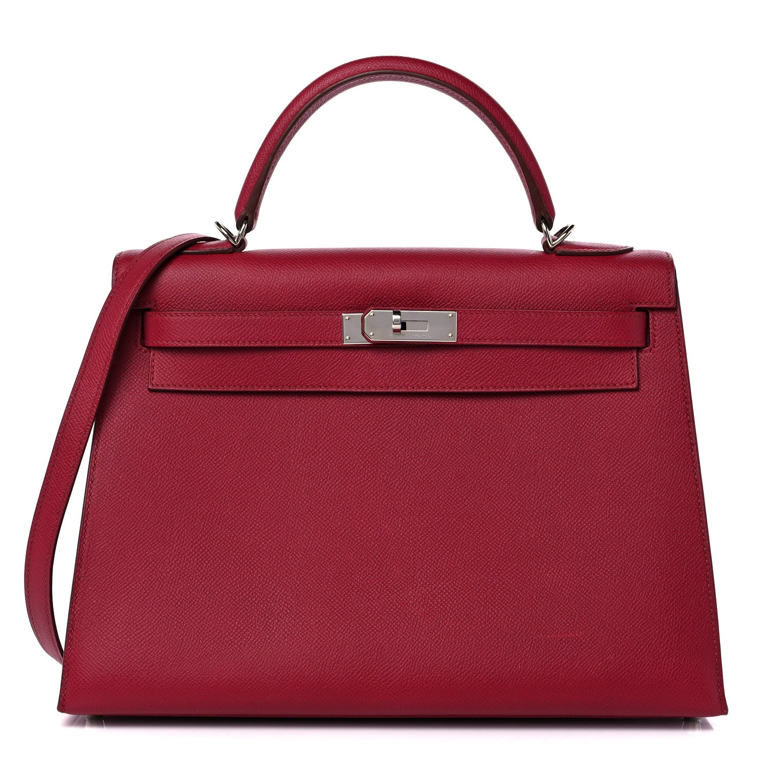 Hermes Epsom Kelly Sellier 32 Rubis 1 of 15