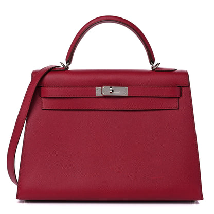 Hermes Epsom Kelly Sellier 32 Rubis 1 of 15