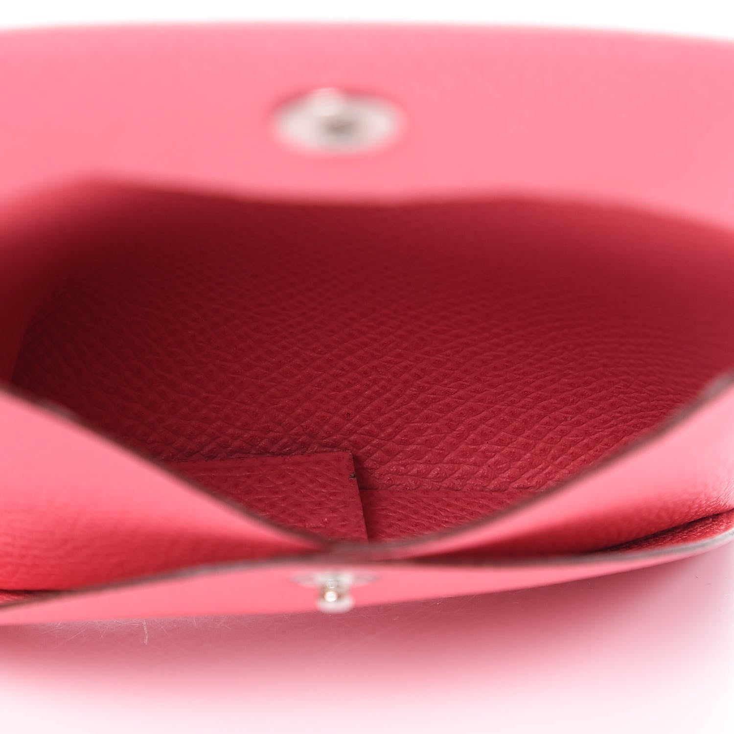 Hermes Epsom Bastia Coin Purse Rose Azalee 7 of 8