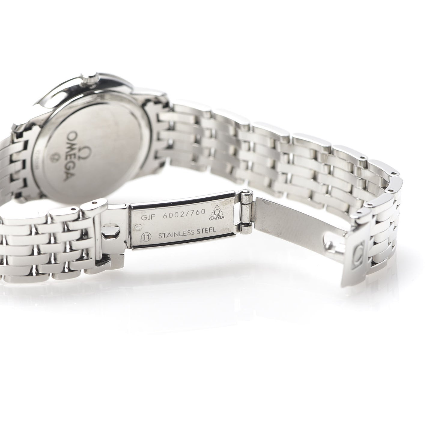 Stainless Steel Mother of Pearl 27mm De Ville Prestige Quartz Watch