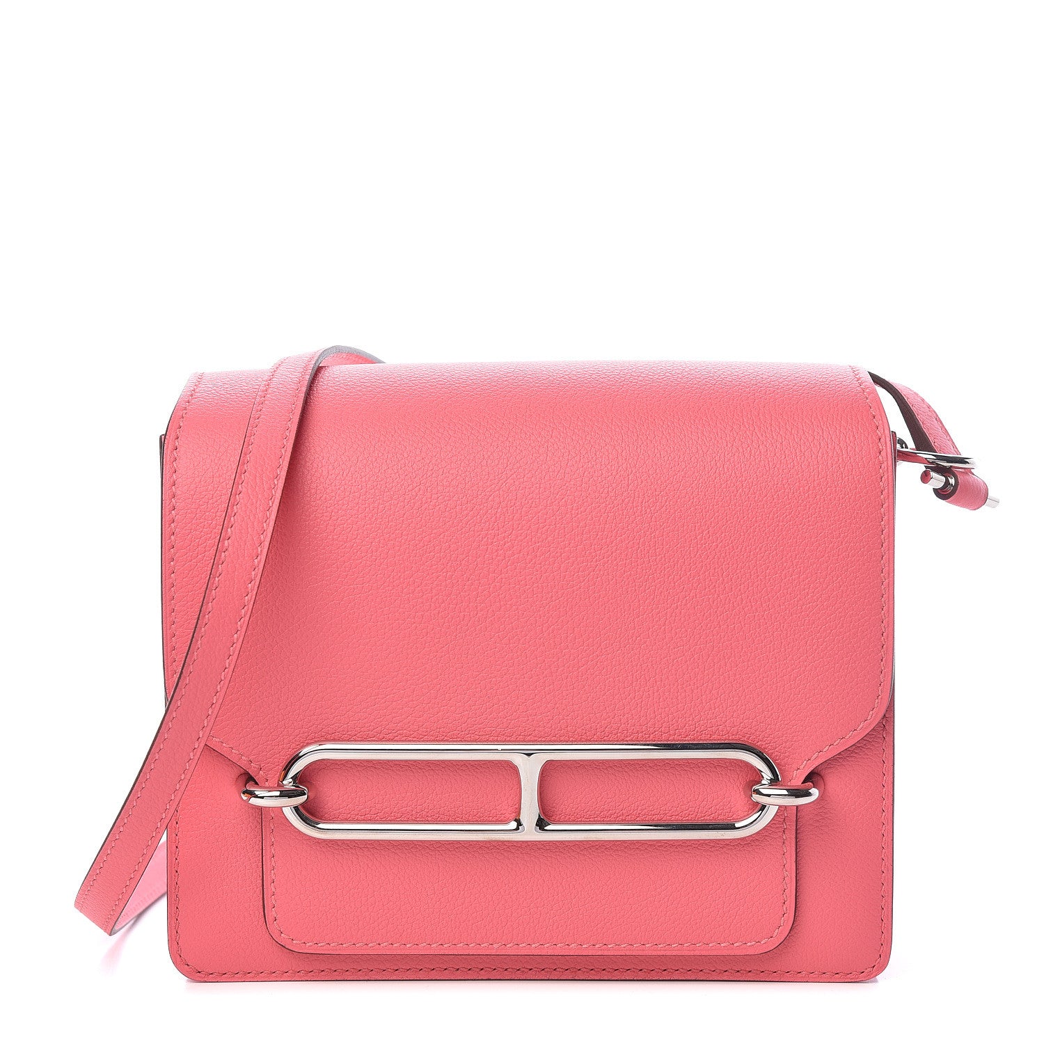 Hermes Evercolor Mini Sac Roulis Rose Azalee 1 of 11