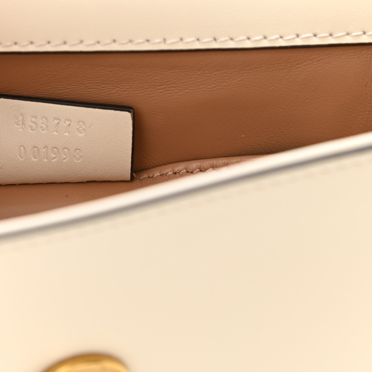 Gucci Nappa Pearl Studded Mini Queen Margaret Broadway Shoulder Bag Mystic White 6 of 9