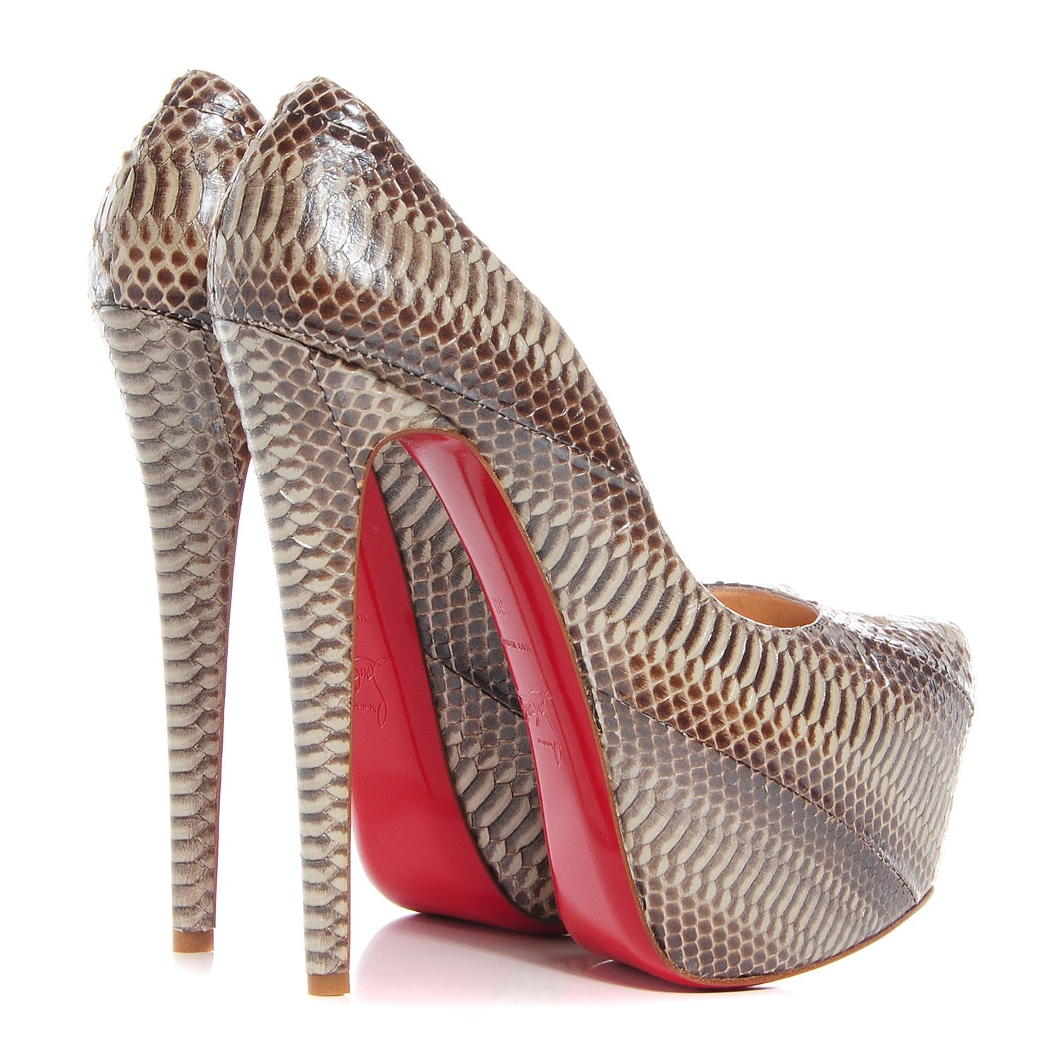 Christian Louboutin Ayers Daffodile 160 Pumps 39 Stone 4 of 7