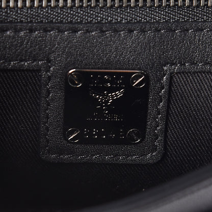 MCM Visetos Diamond Flap Crossbody Black 8 of 11