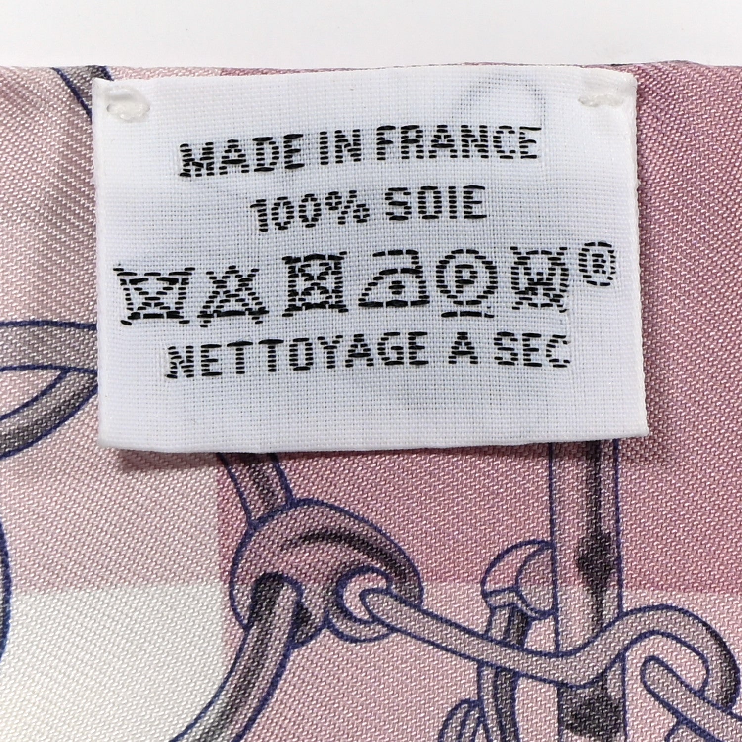 Hermes Silk Mors Et Gourmettes Vichy Twilly Parme Mauve White 4 of 4