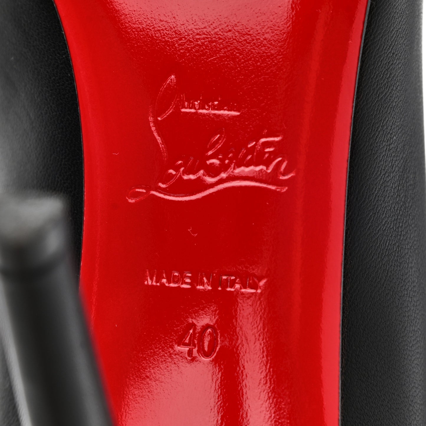Shiny Nappa Pigalle Follies 100 Pumps 40 Black