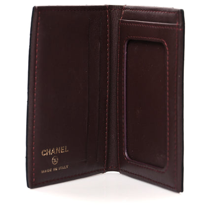Chanel Lambskin Quilted Card Holder Wallet Black 5 of 9