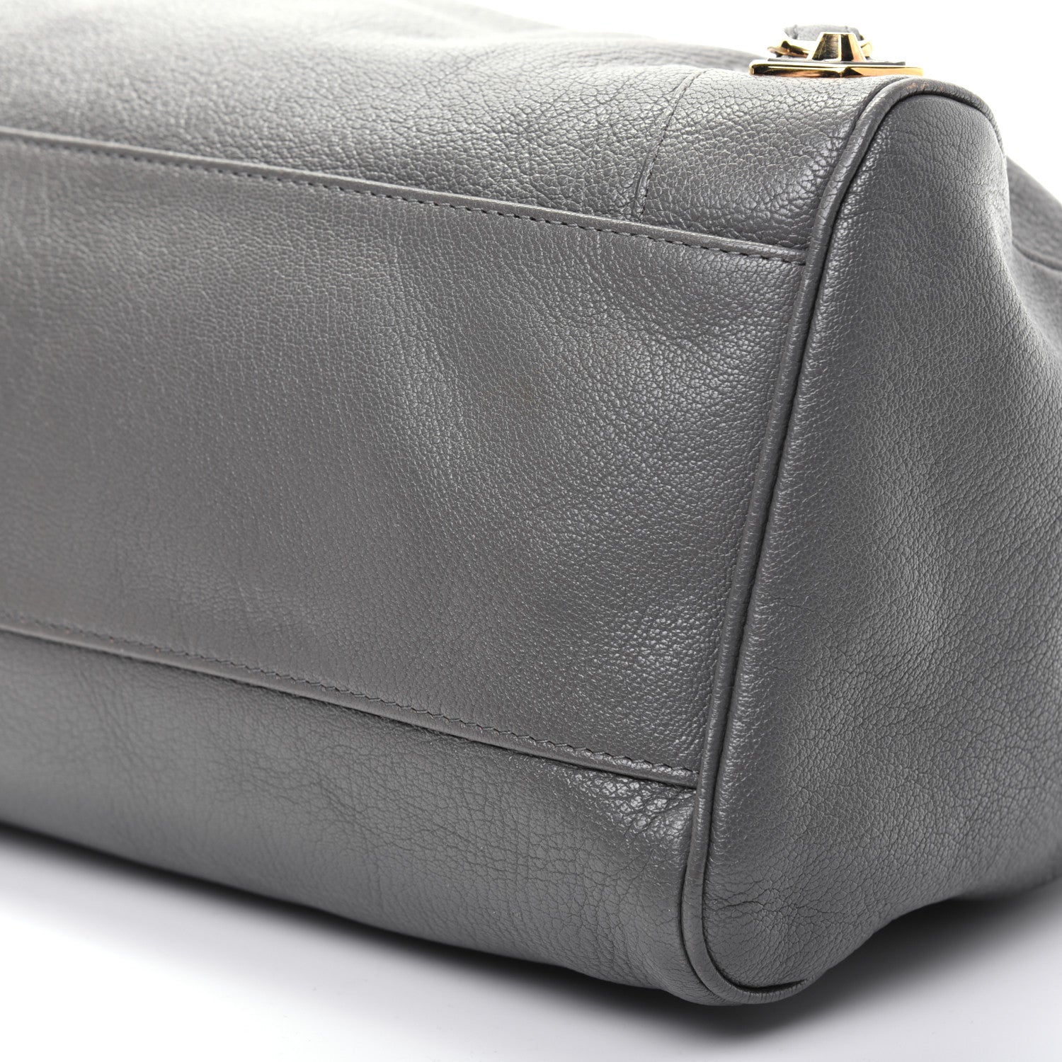 Balenciaga Chevre Gold Metallic Edge Hardware Velo Gris Acier 8 of 20