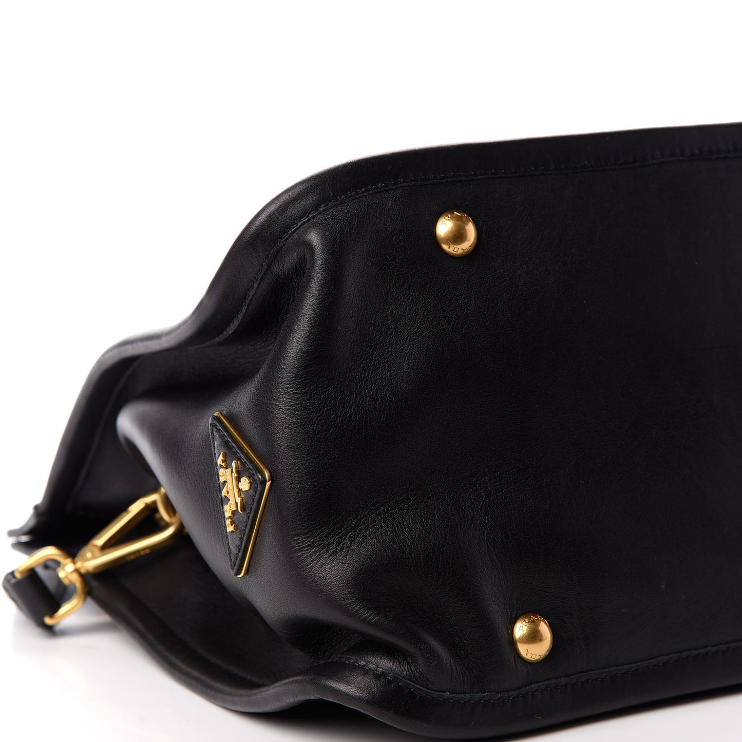 City Calf Tote Black