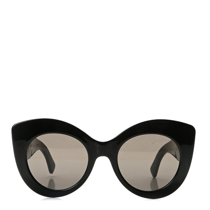 Fendi Acetate F is Fendi Oversized Butterfly Sunglasses FF 0306/S Black 2 of 8
