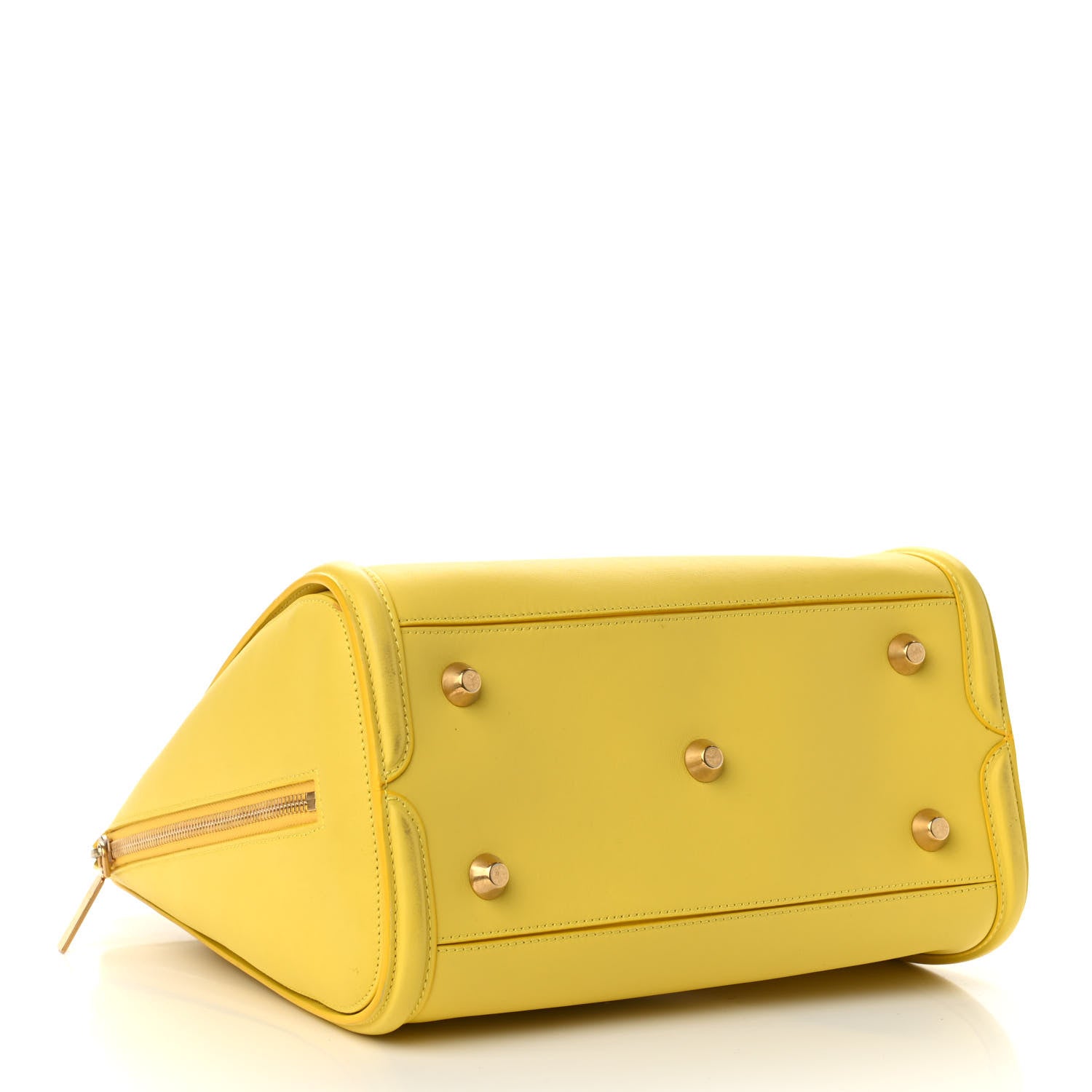 Alexander McQueen Calfskin Large Heroine Bright Yellow 4 of 17