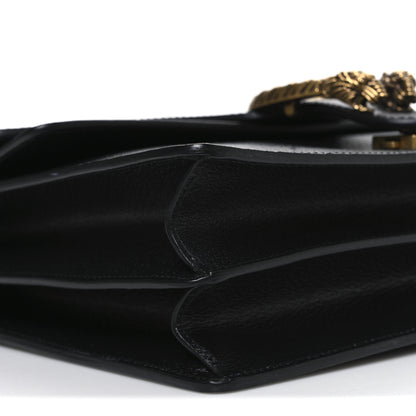Gucci Calfskin Web Small Dionysus Shoulder Bag Black 9 of 10