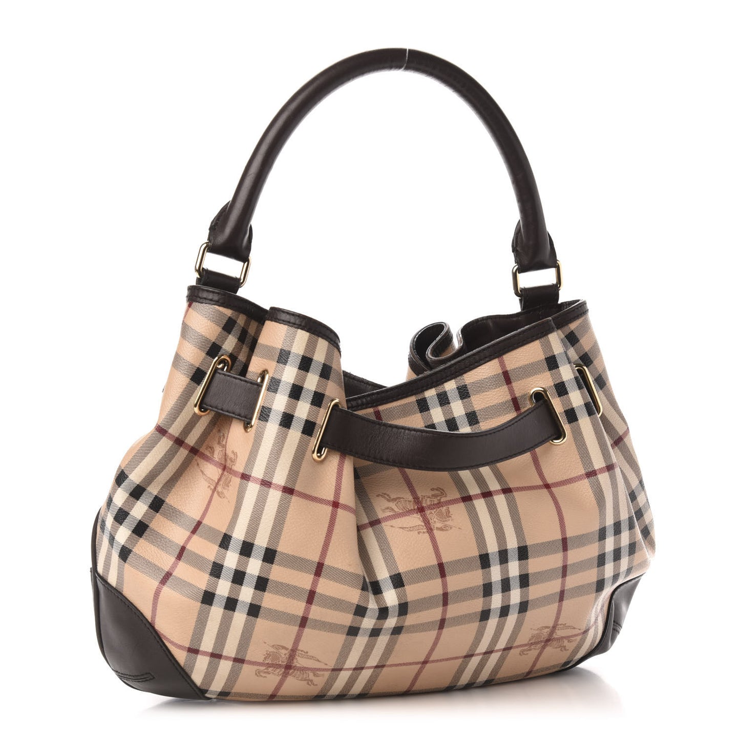 Haymarket Check Medium Willenmore Hobo Chocolate