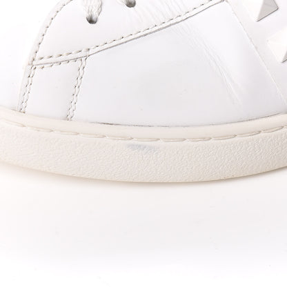 Valentino Garavani Calfskin Mens Rockstud Untitled Open Sneakers 42 White 11 of 11