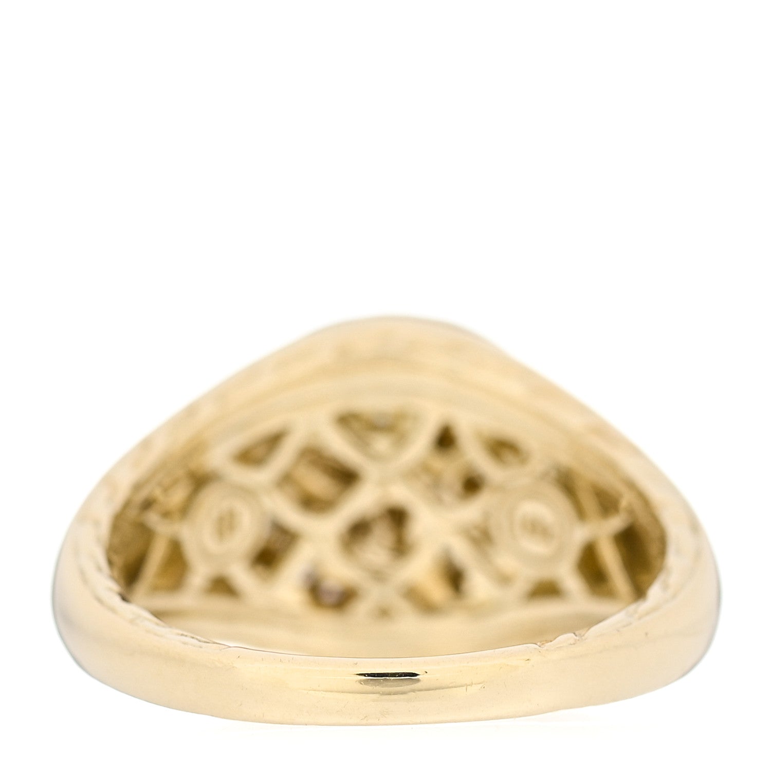 John Hardy 18K Yellow Gold Diamond Legends Naga Signet Ring 57 8 3 of 6