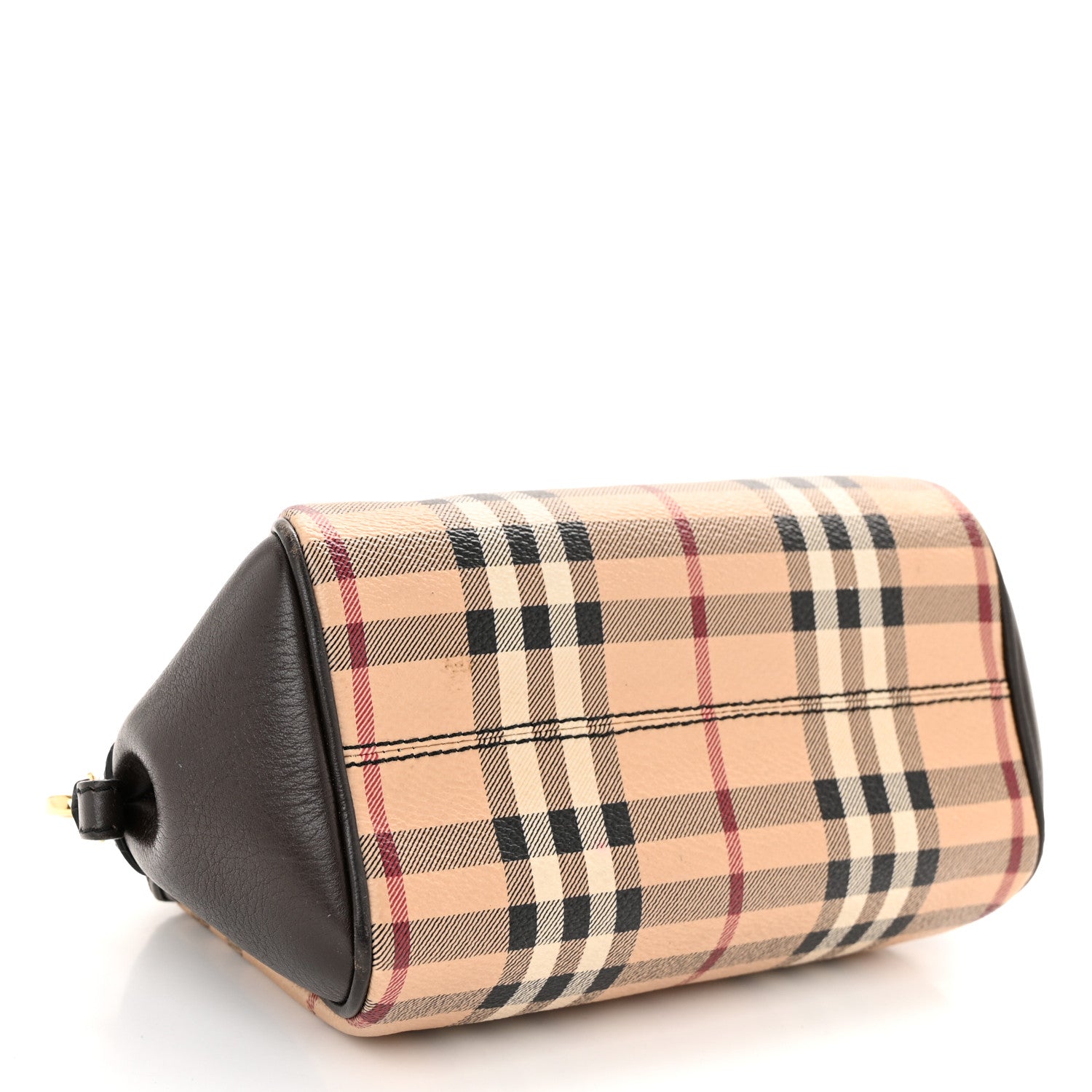 Burberry Haymarket Check Mini Blaze Crossbody Bag Chocolate 4 of 12
