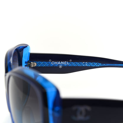 Chanel Mother of Pearl CC Sunglasses 40919 Blue 6 of 7