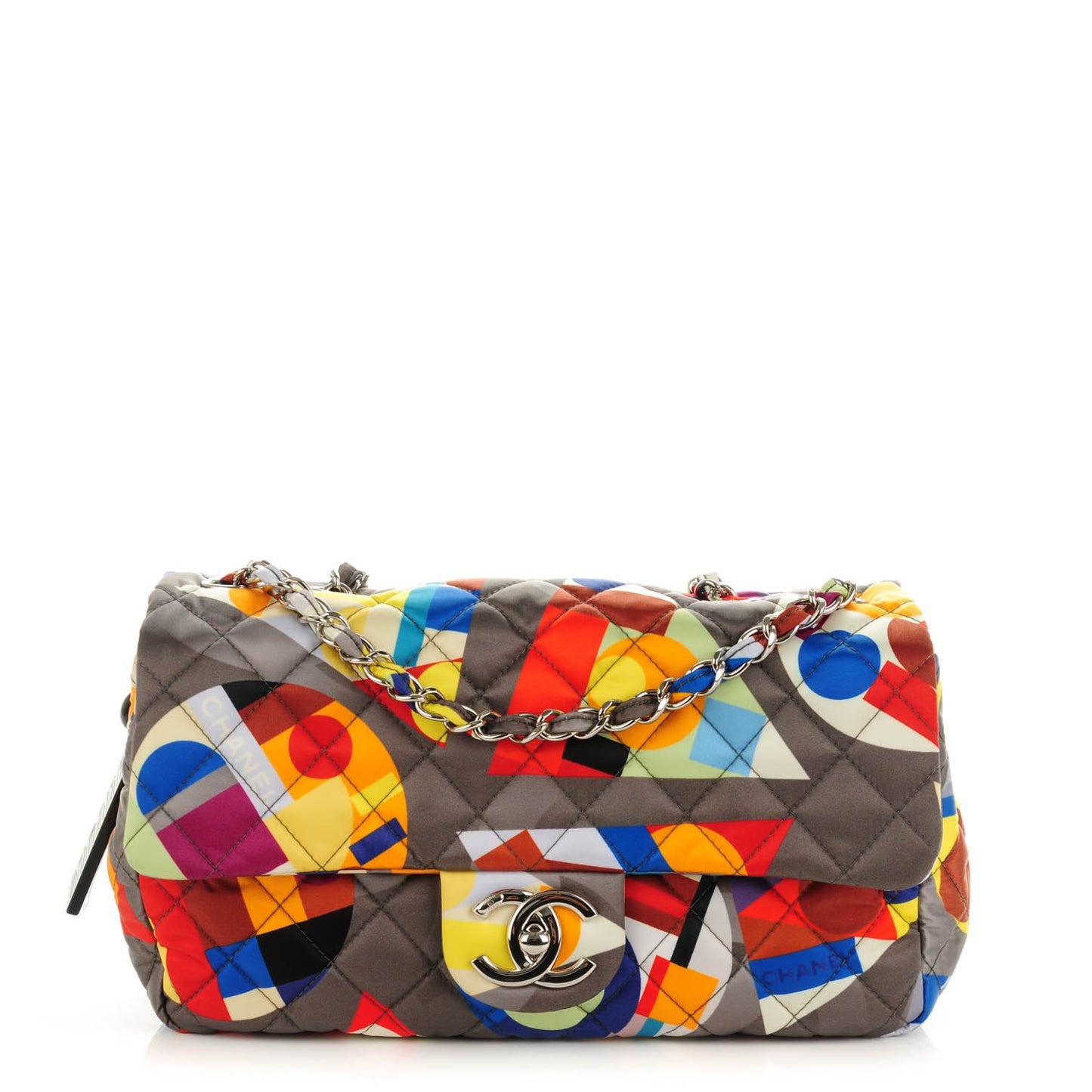 Nylon Printed Small Coco Color Flap Multicolor