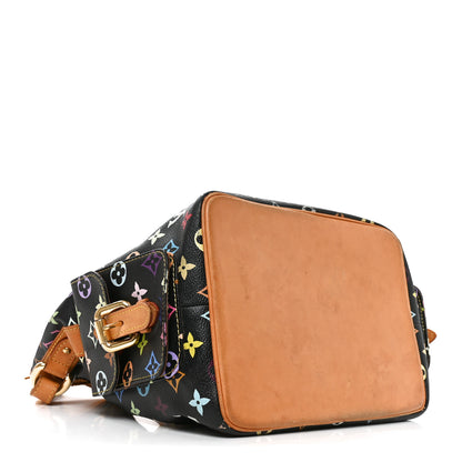 Louis Vuitton Monogram Multicolor Petit Noe Black 3 of 8