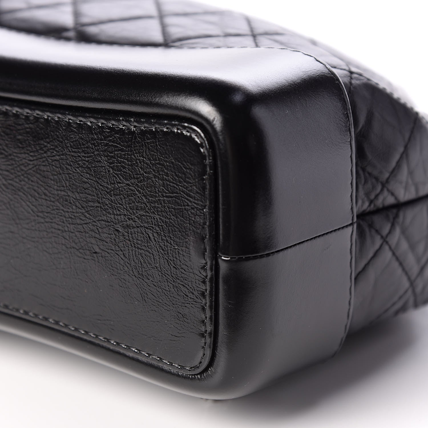 Chanel Aged Calfskin Quilted Small Gabrielle Backpack Black 6 of 9