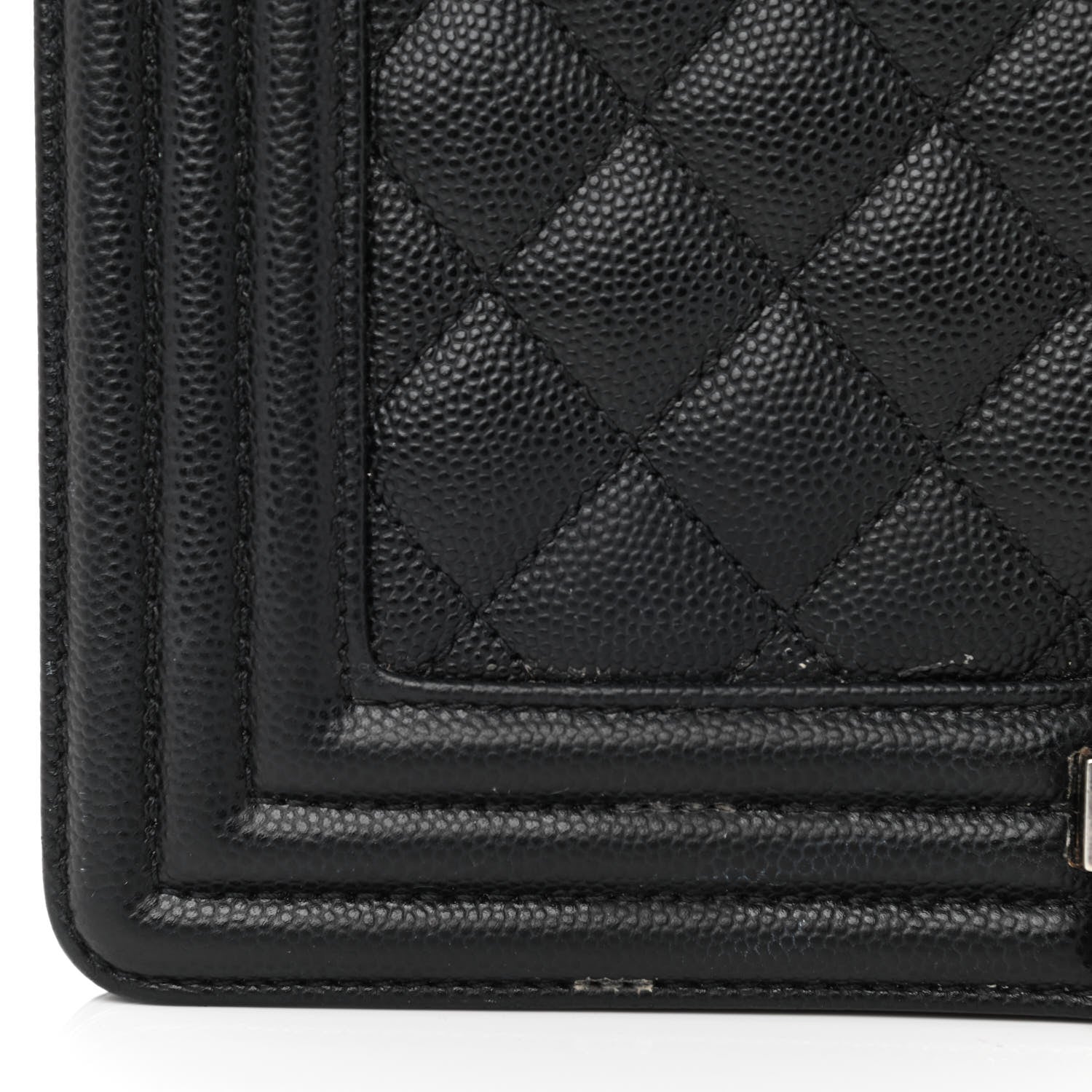 Chanel Caviar Quilted Medium Boy Flap Black 13 of 15