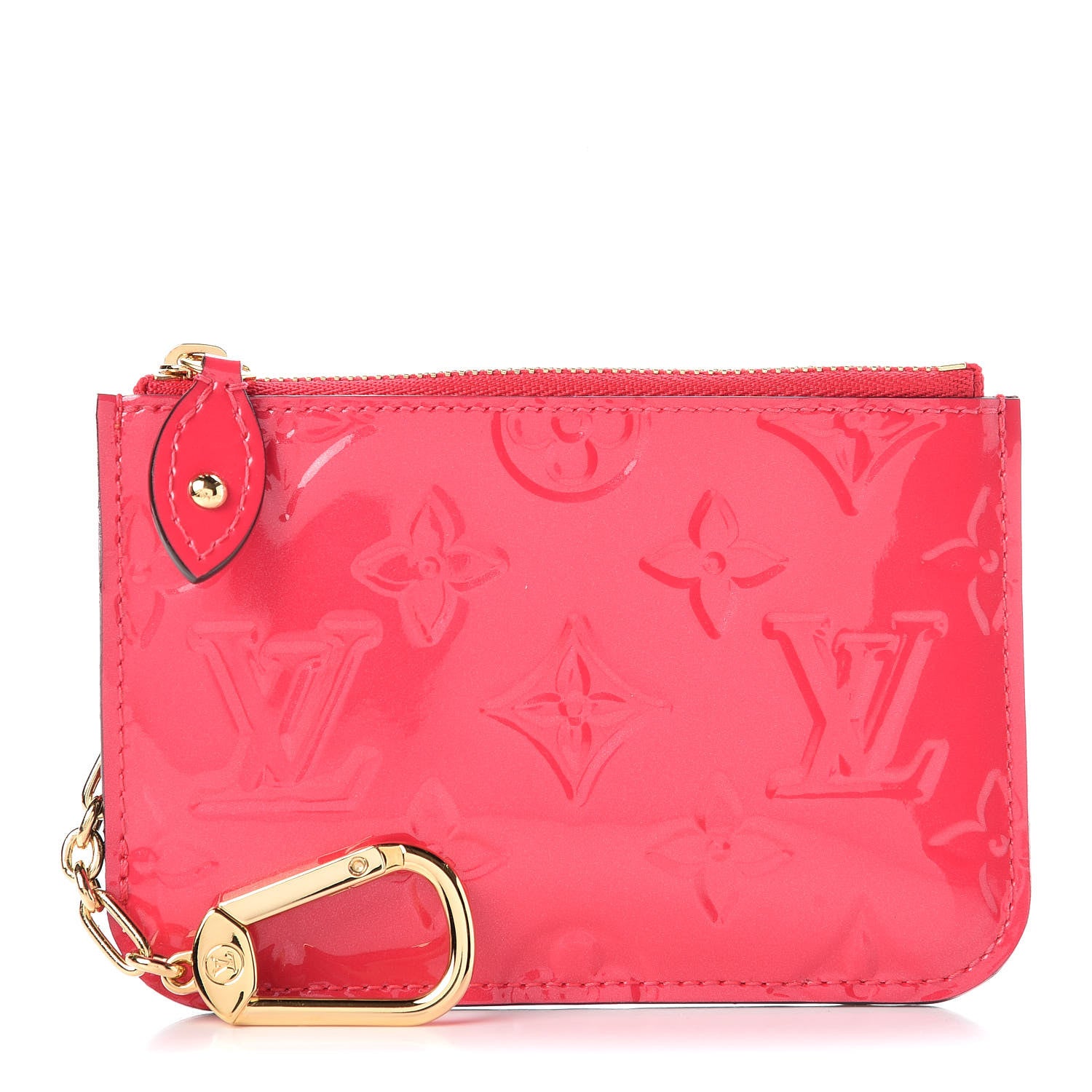 Louis Vuitton Vernis Key Pouch Hot Pink 1 of 8
