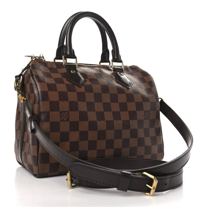 Louis Vuitton Damier Ebene Speedy Bandouliere 25 3 of 9