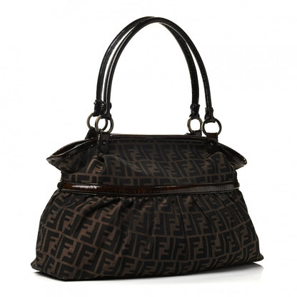 Fendi Zucca Large Chef Shopper Tote Tobacco 2 of 4
