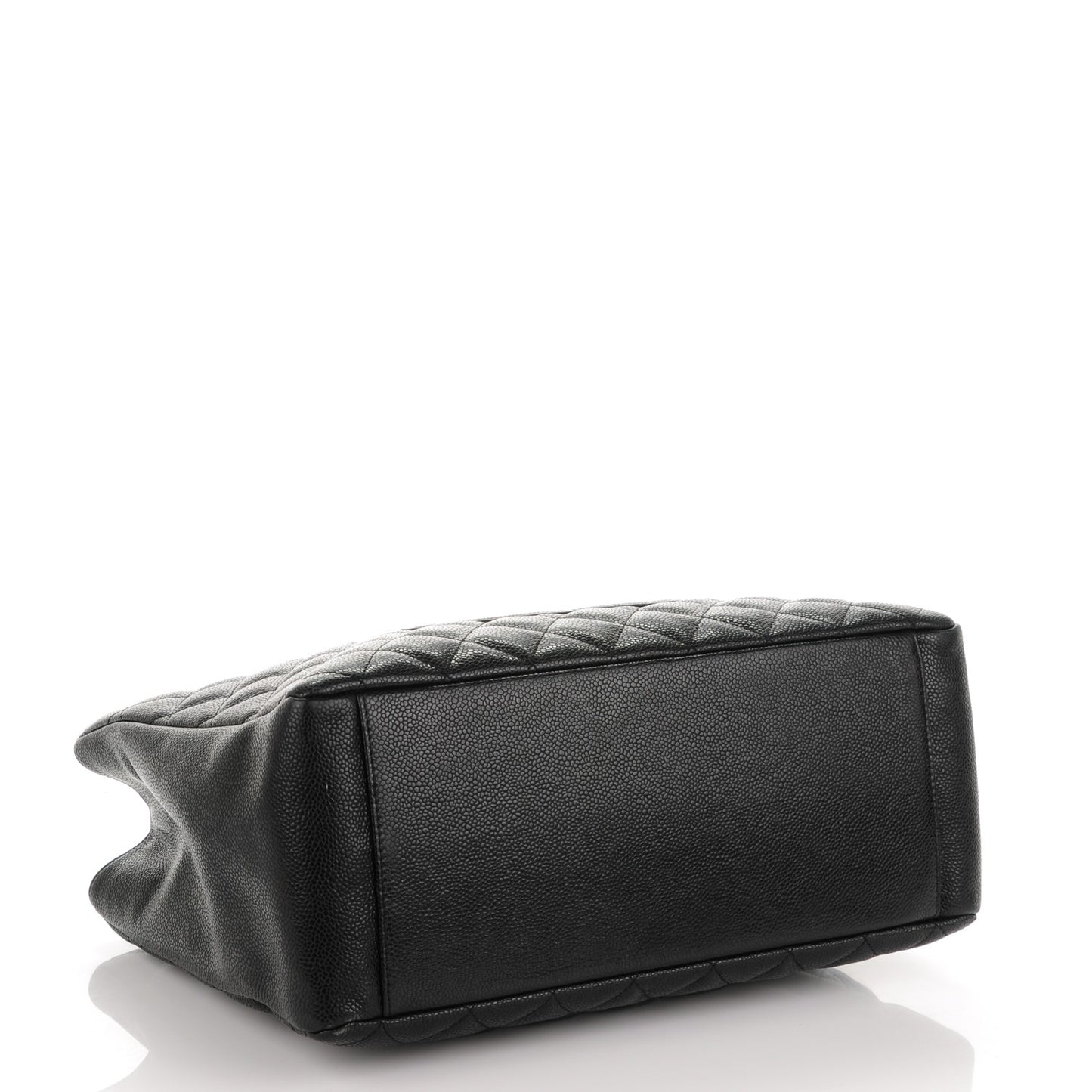Caviar Quilted Grand Shopping Tote GST Black