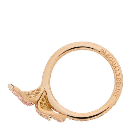 Pasquale Bruni 18K Rose Gold Pink Sapphire Petit Garden Ring 53 6.5 4 of 5