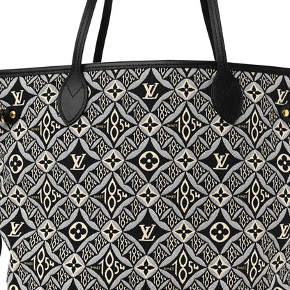 Louis Vuitton Jacquard Since 1854 Neverfull MM Grey 8 of 11