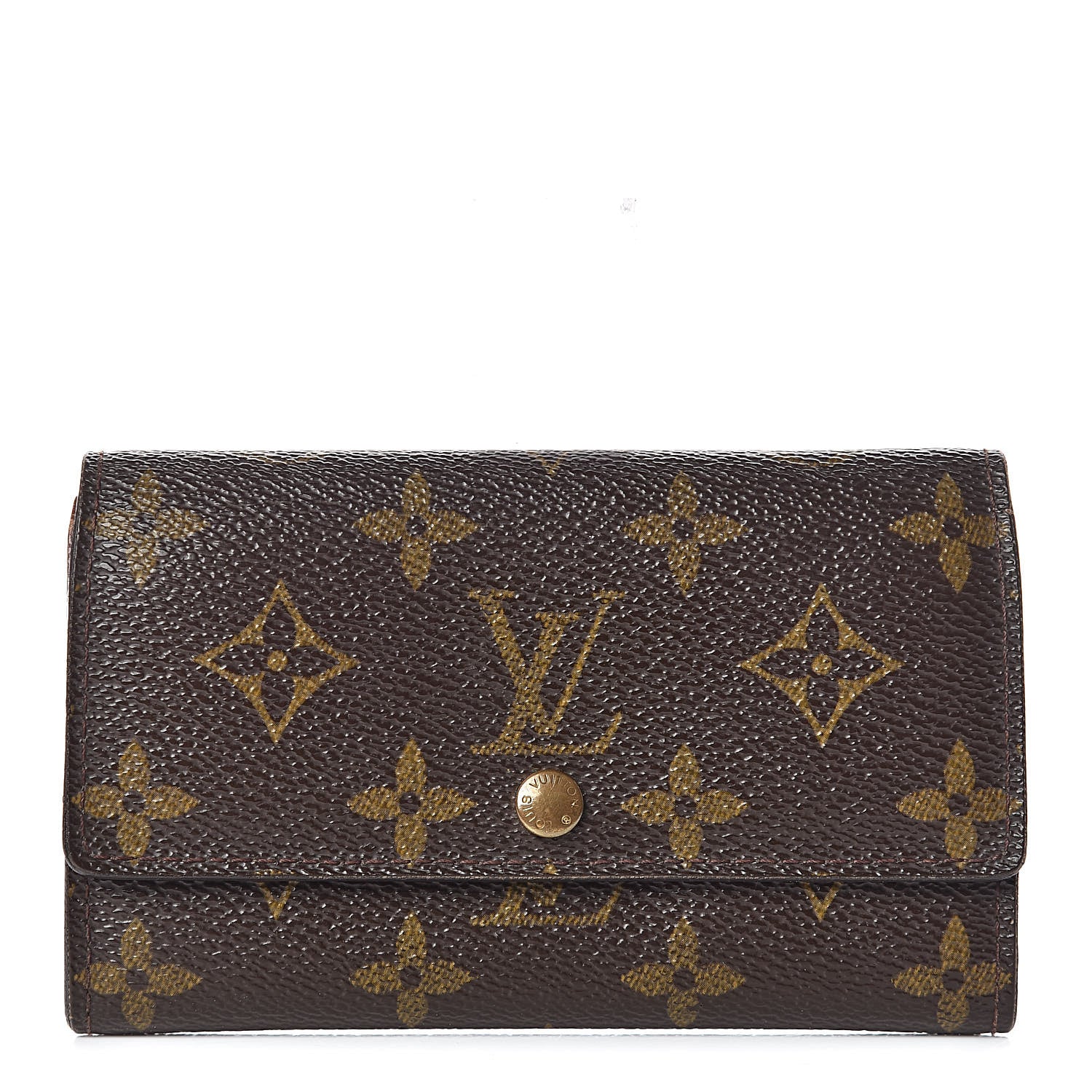 Louis Vuitton Monogram Porte-Monnaie Tresor Wallet 1 of 10