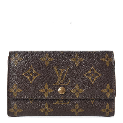 Louis Vuitton Monogram Porte-Monnaie Tresor Wallet 1 of 10