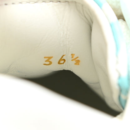 Christian Louboutin Calfskin Patent Swimming Pool Womens Loubishark Sneakers 36.5 Multicolor 9 of 11