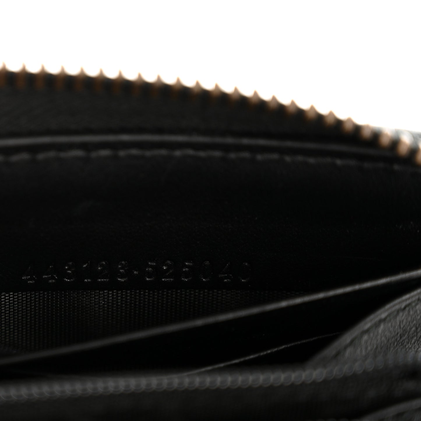 Calfskin Matelasse GG Marmont Zip Around Organizer Wallet Black