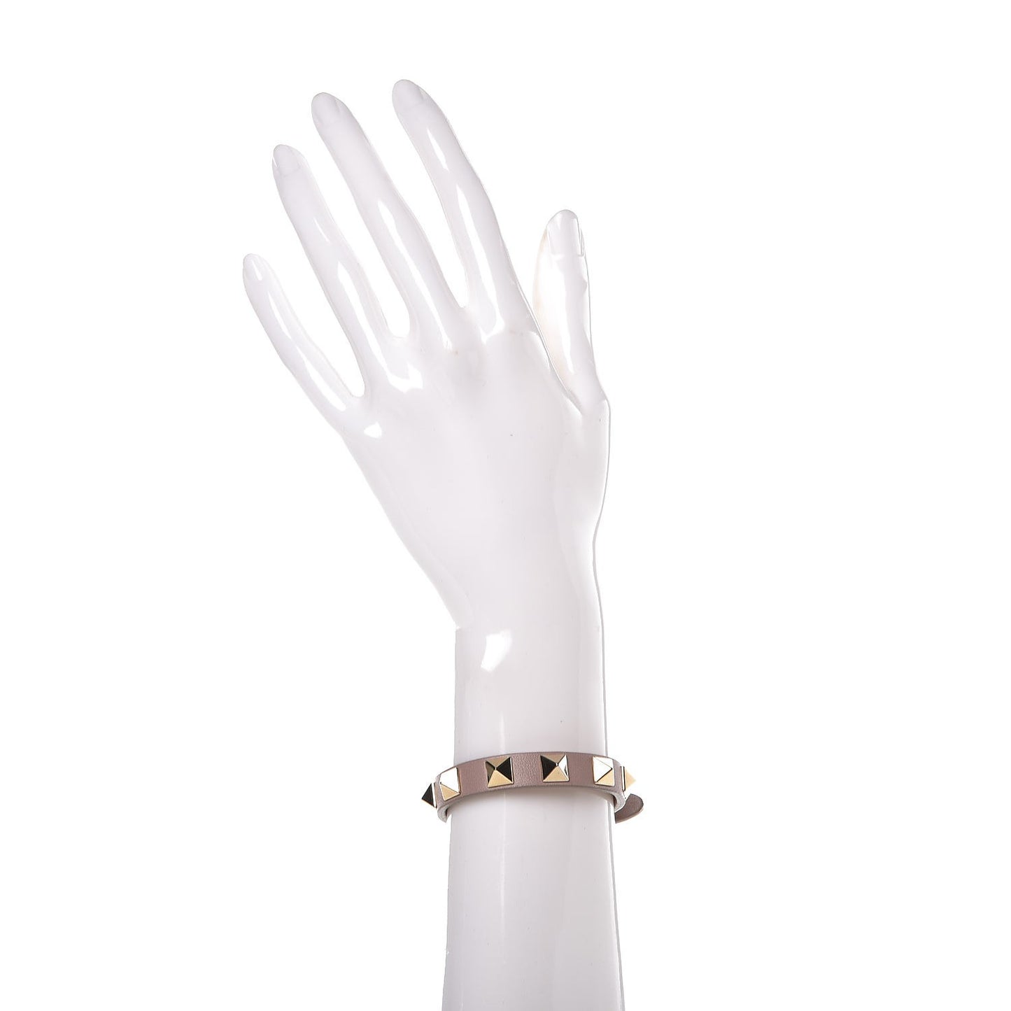 Vitello Rockstud Bracelet Blush