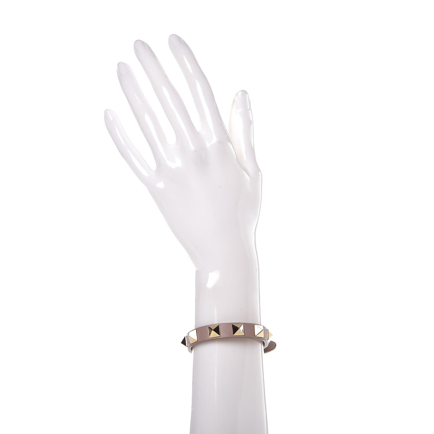 Valentino Garavani Vitello Rockstud Bracelet Blush 2 of 6