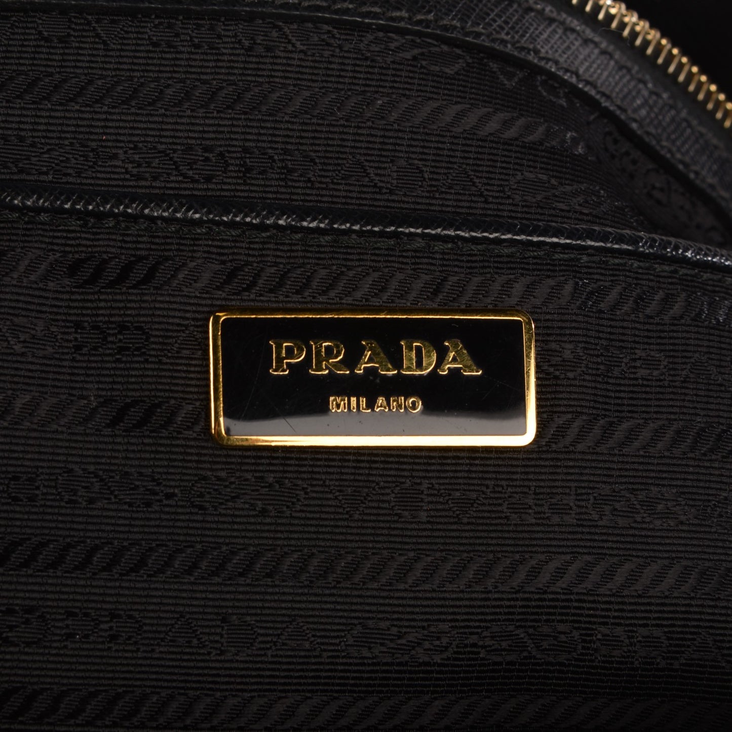 Saffiano Lux Large Tote Nero Black