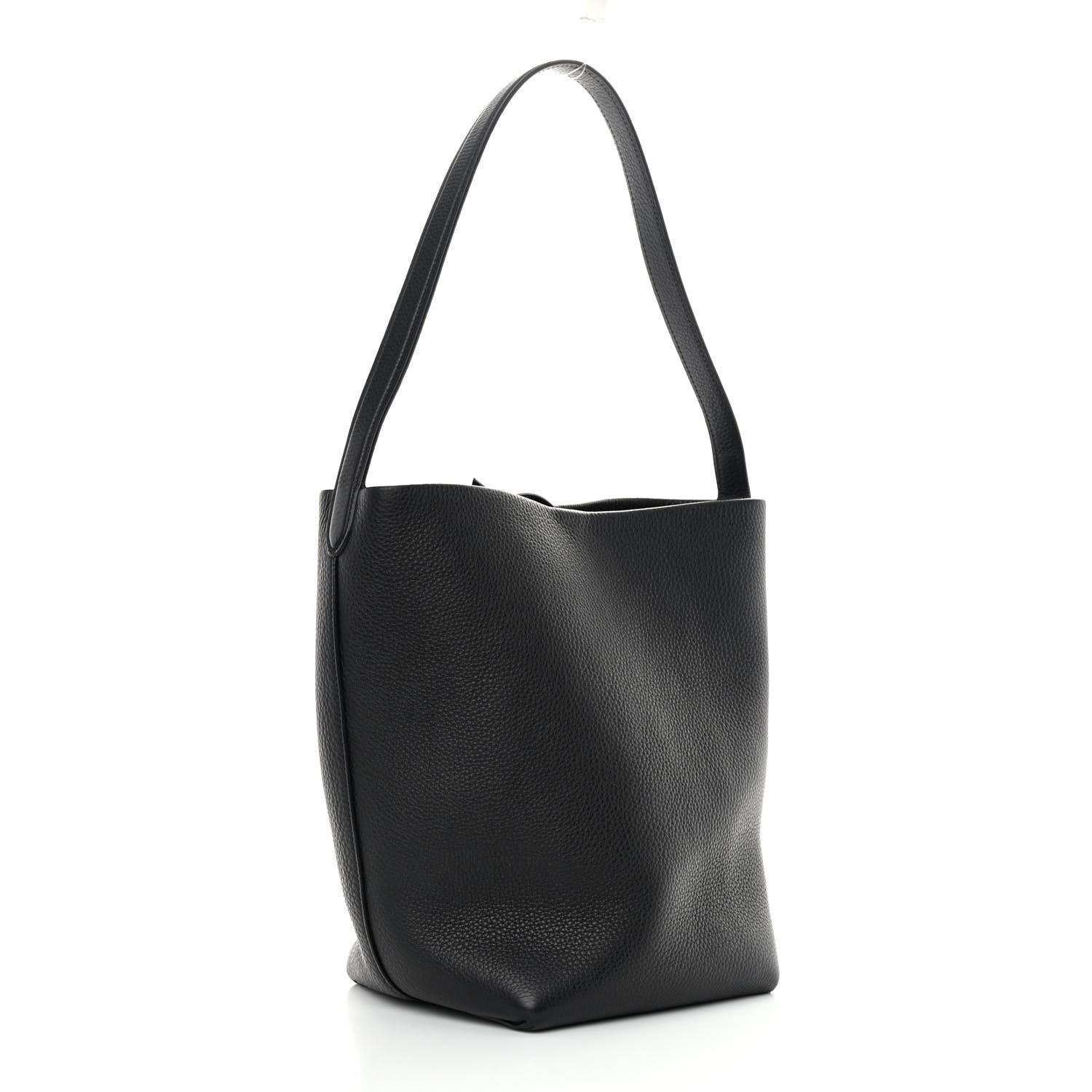 The Row Grained Calfskin Medium N/S Park Tote Black 3 of 9