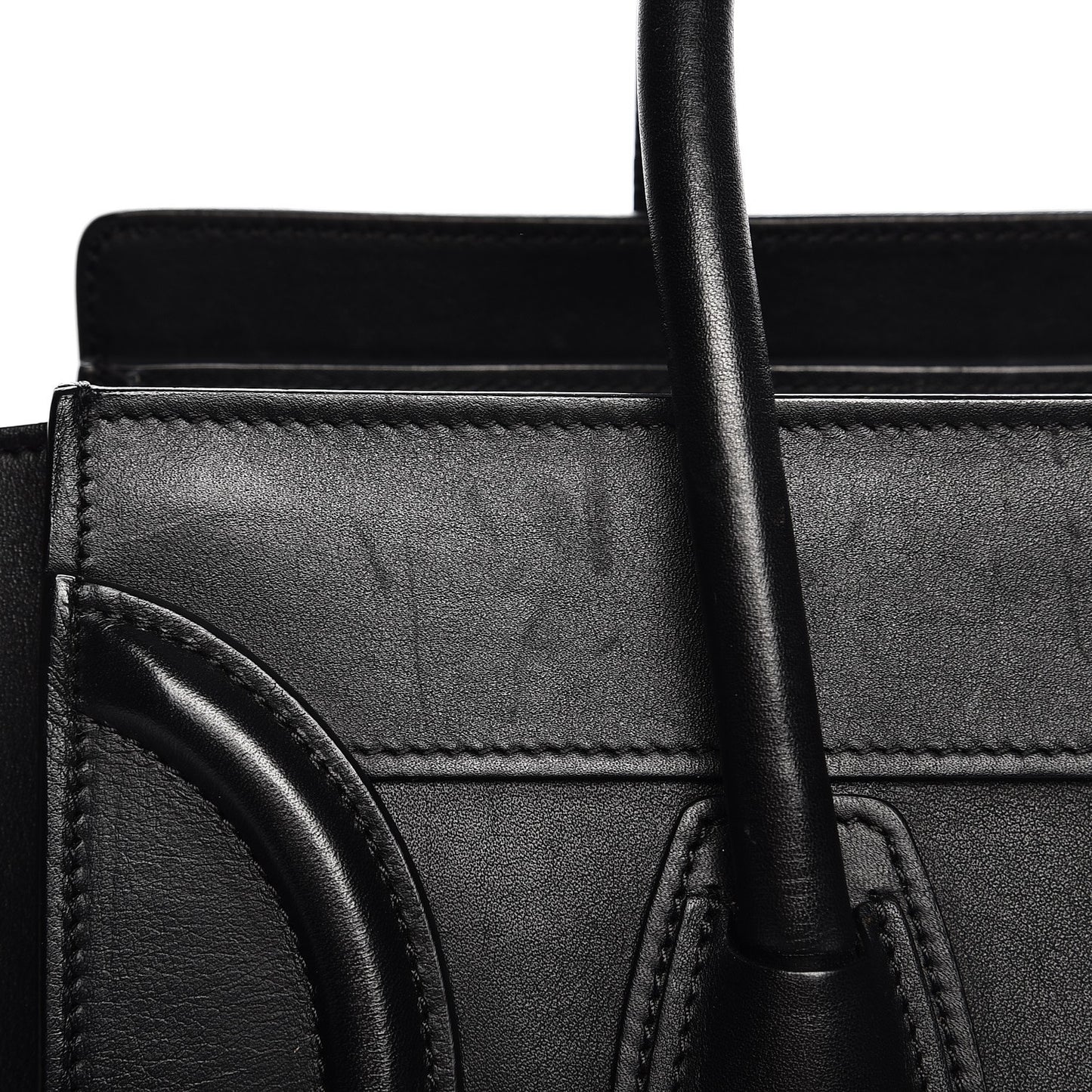 Smooth Calfskin Micro Luggage Black