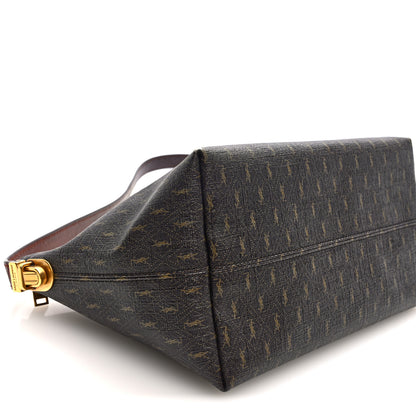 Saint Laurent Canvas Smooth Calfskin Le Monogramme Crossbody Bag Chestnut 8 of 9