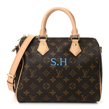 Louis Vuitton Monogram My LV Heritage Speedy Bandouliere 25 Blue Clair Blue De France 1 of 9