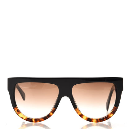 Celine Shadow Sunglasses CL 41026/S Black Havana 2 of 7