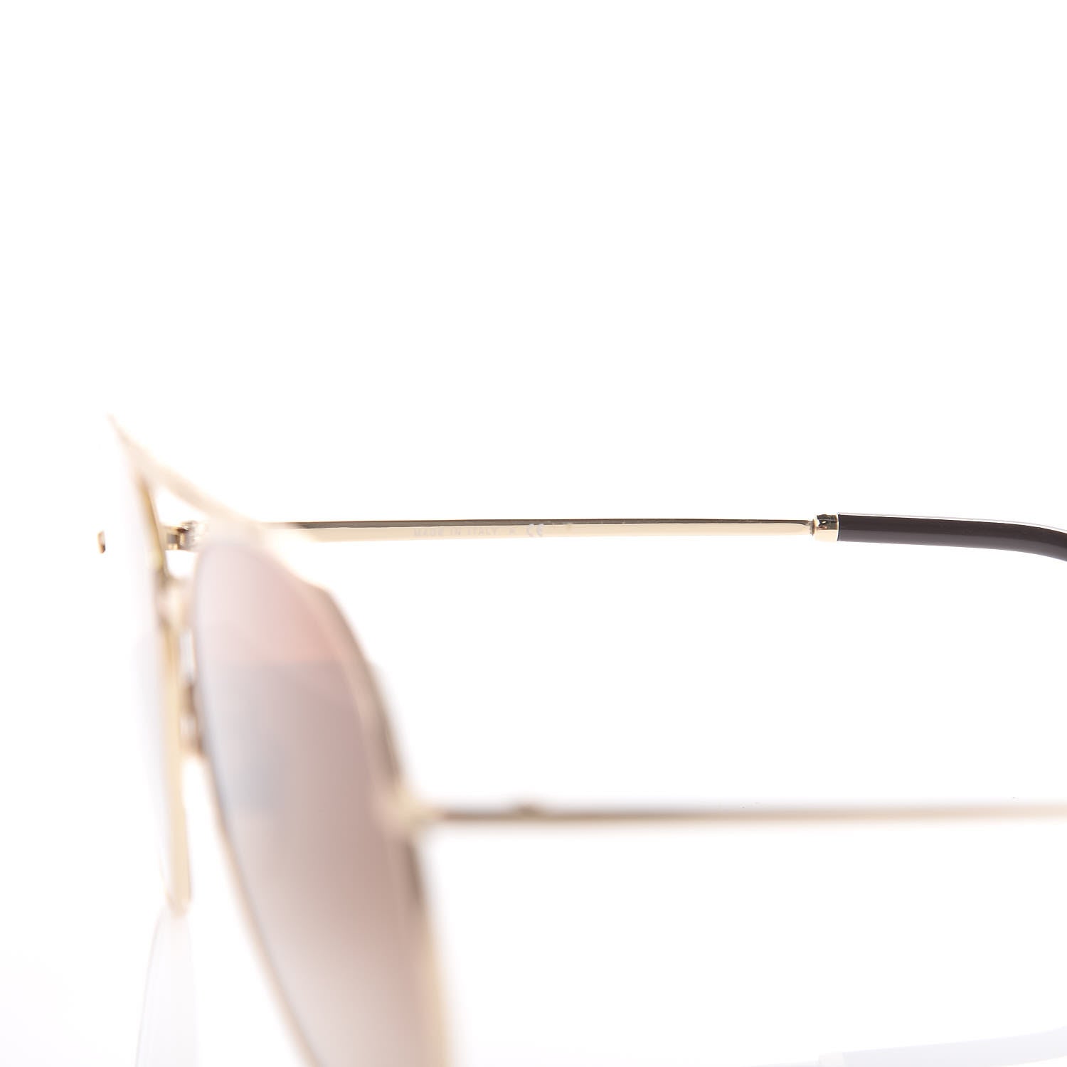 Chanel Aviator Metallic Pilot Sunglasses 4231 Gold 6 of 7