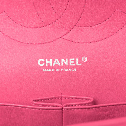 Chanel Iridescent Caviar Quilted Jumbo Double Flap Pink 6 of 16